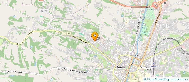 localisation de l'entreprise SCI DE LA ROLLE à AUCH