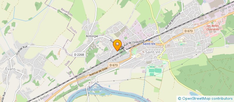 localisation de l'entreprise SCI DE LA ROMAINE  SAINT-VIT