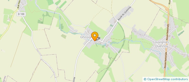 localisation de l'entreprise SCI DE LA RONCE à GHISSIGNIES