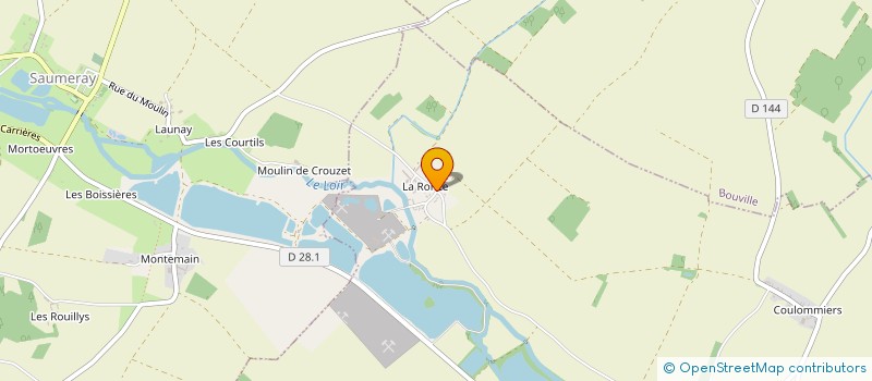 localisation de l'entreprise SCI DE LA RONCE à ALLUYES