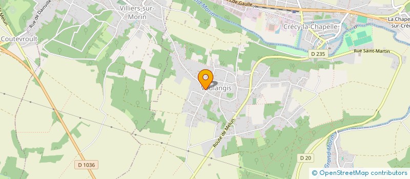 localisation de l'entreprise SCI DE LA RONCE  VOULANGIS