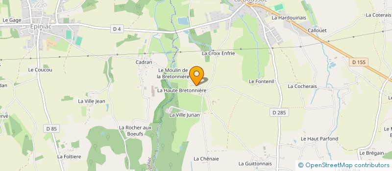 localisation de l'entreprise SCI DE LA RONCERAIS  MONT-DOL