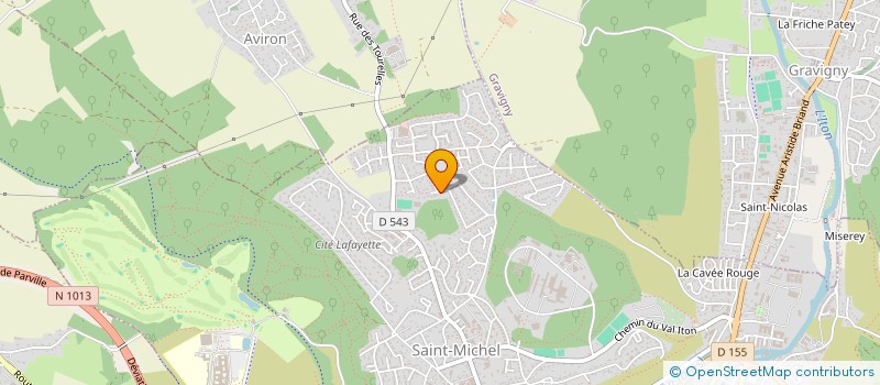 localisation de l'entreprise SCI DE LA RONCETTE  EVREUX