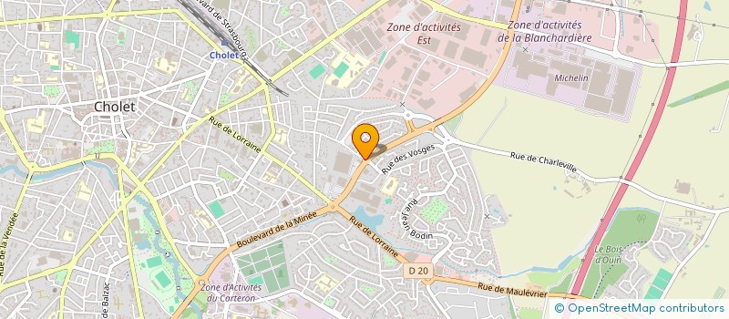 localisation de l'entreprise SCI DE LA RONTARDIERE à CHOLET