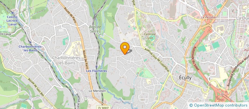 localisation de l'entreprise SCI DE LA RONZE  ECULLY