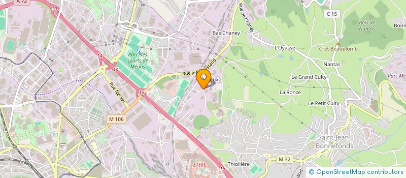 localisation de l'entreprise SCI DE LA RONZE  SAINT-ETIENNE