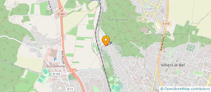 localisation de l'entreprise SCI DE LA ROQUETTE à SARCELLES