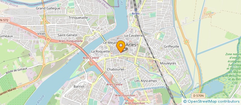 localisation de l'entreprise SCI DE LA ROQUETTE  ARLES