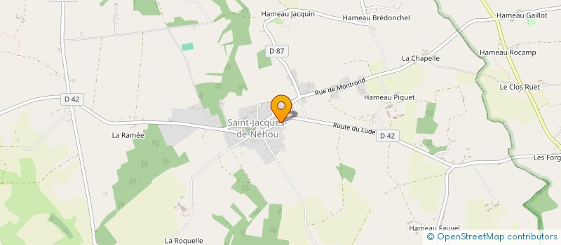 localisation de l'entreprise SCI DE LA ROSALINE  SAINT-JACQUES-DE-NEHOU