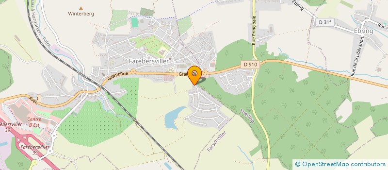 localisation de l'entreprise SCI DE LA ROSE  FAREBERSVILLER