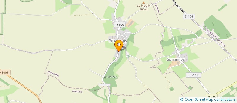 localisation de l'entreprise SCI DE LA ROSE  BRUCAMPS