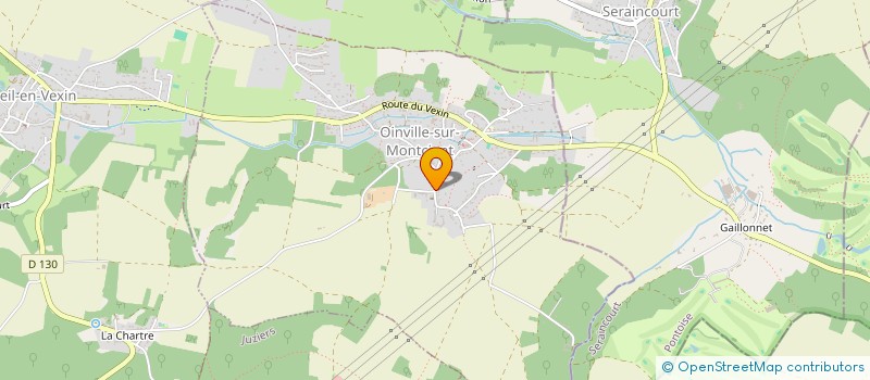 localisation de l'entreprise SCI DE LA ROSE  OINVILLE-SUR-MONTCIENT