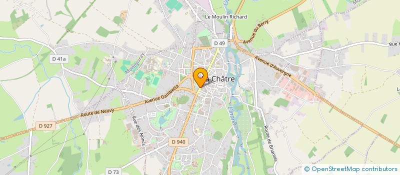 localisation de l'entreprise SCI DE LA ROSE à LA CHATRE