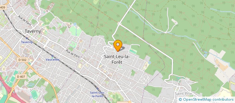 localisation de l'entreprise SCI DE LA ROSE  SAINT-LEU-LA-FORET