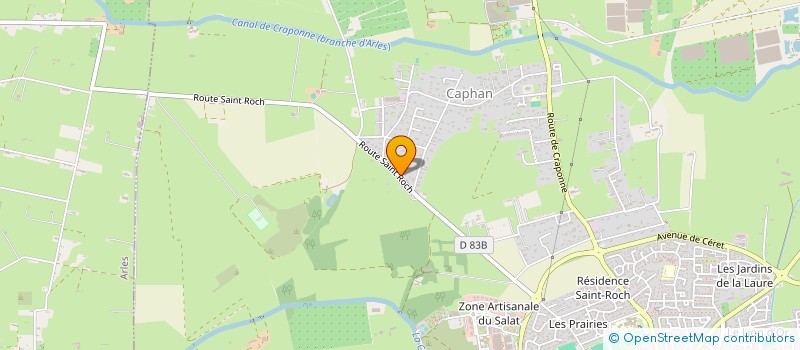 localisation de l'entreprise SCI DE LA ROSELIERE à SAINT MARTIN DE CRAU