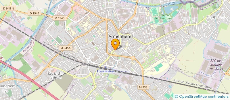 localisation de l'entreprise SCI DE LA ROSELIERE  ARMENTIERES