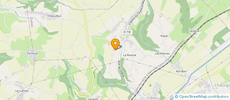 localisation de l'entreprise SCI DE LA ROSELIERE  VILLAGES DU LAC DE PALADRU