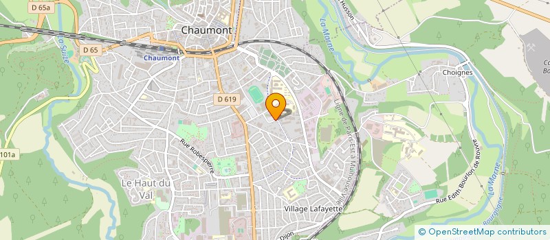 localisation de l'entreprise SCI DE LA ROSEPIERRE à CHAUMONT