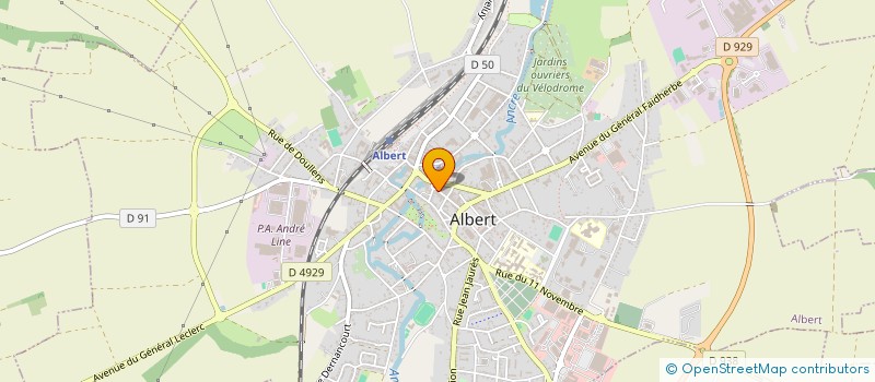 localisation de l'entreprise SCI DE LA ROSERAIE  MEAULTE