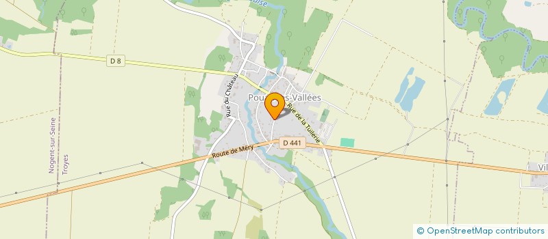 localisation de l'entreprise SCI DE LA ROSERAIE  POUAN-LES-VALLEES