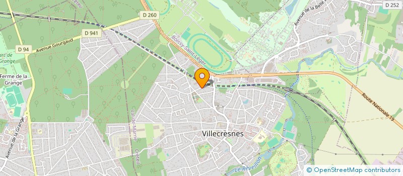 localisation de l'entreprise SCI  DE LA ROSERAIE  VILLECRESNES