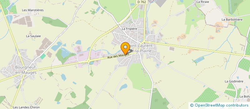 localisation de l'entreprise SCI DE LA ROSERAIE  MAUGES-SUR-LOIRE