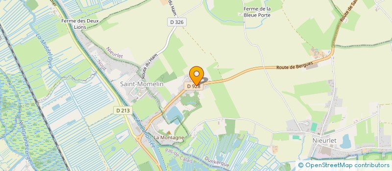 localisation de l'entreprise SCI DE LA ROSERAIE  LEDERZEELE