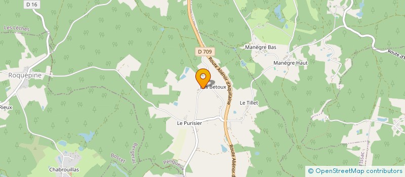 localisation de l'entreprise SCI DE LA ROSERAIE  LES LECHES