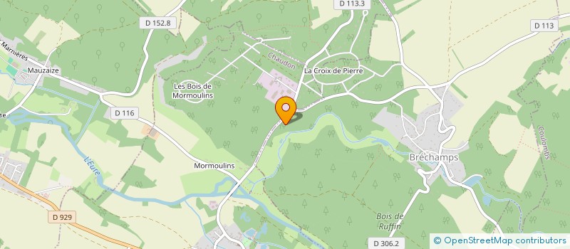 localisation de l'entreprise SCI DE LA ROSERAIE  BRECHAMPS