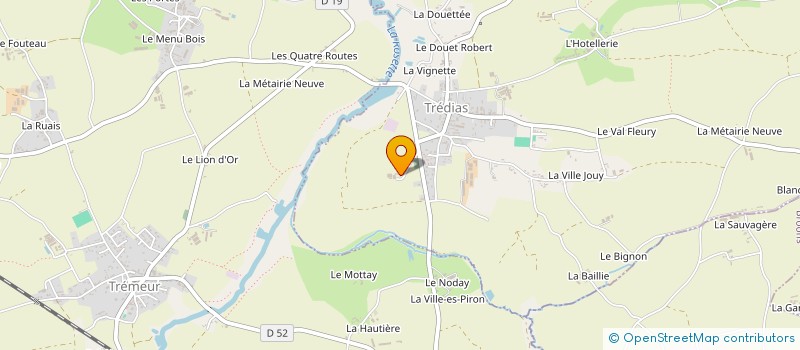 localisation de l'entreprise SCI DE LA ROSETTE  TREDIAS