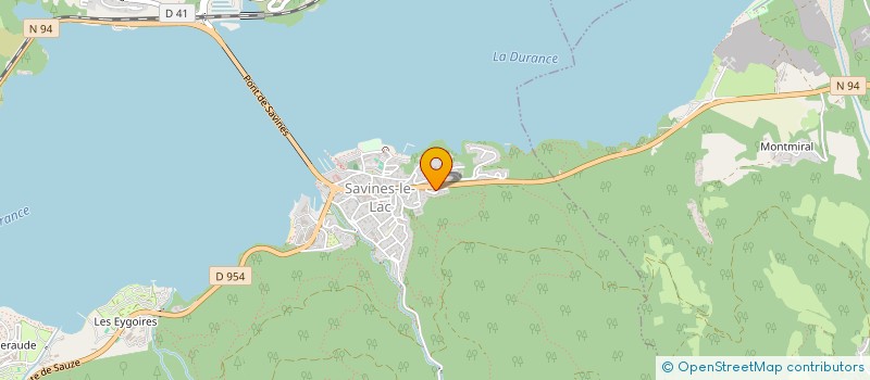 localisation de l'entreprise SCI DE LA ROSIERE  SAVINES-LE-LAC