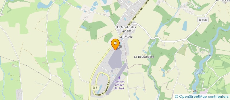 localisation de l'entreprise SCI DE LA ROSIERE  TALMONT-SAINT-HILAIRE