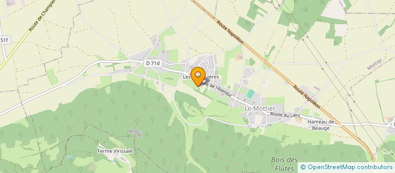 localisation de l'entreprise SCI DE LA ROSSATIERE  MOTTIER