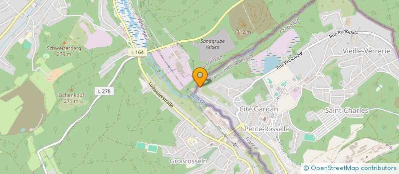 localisation de l'entreprise SCI DE LA ROSSELLE  PETITE-ROSSELLE