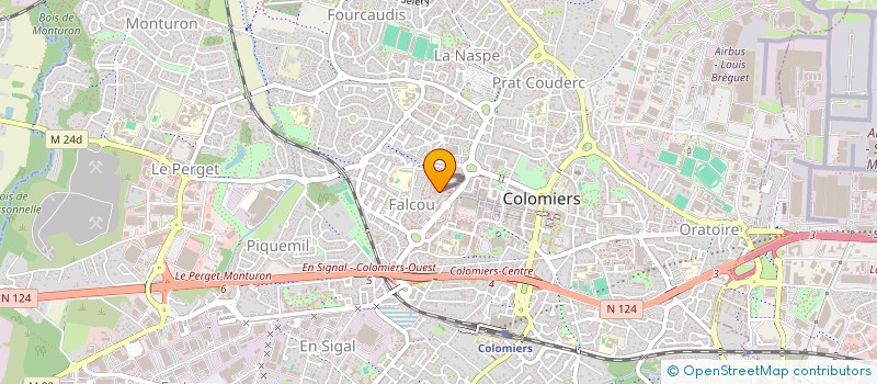 localisation de l'entreprise SCI DE LA ROTONDE à COLOMIERS