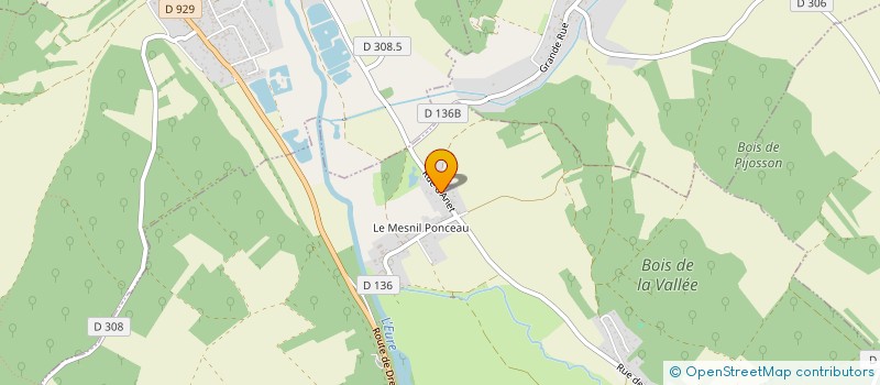 localisation de l'entreprise SCI DE LA ROULOTTE à VILLEMEUX-SUR-EURE
