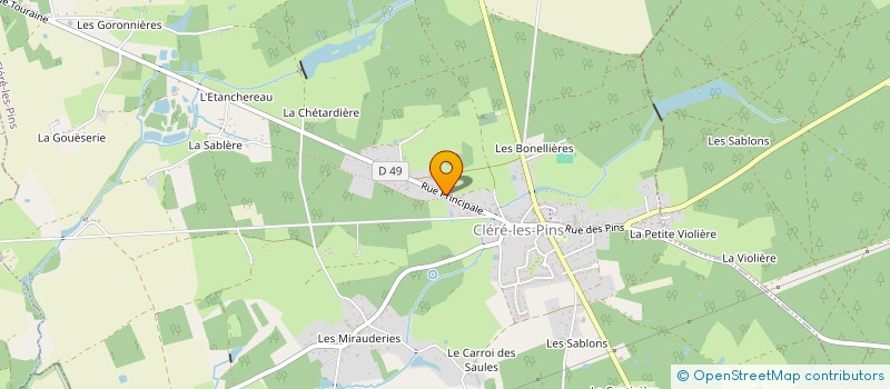 localisation de l'entreprise SCI DE LA ROUMER  CLERE-LES-PINS