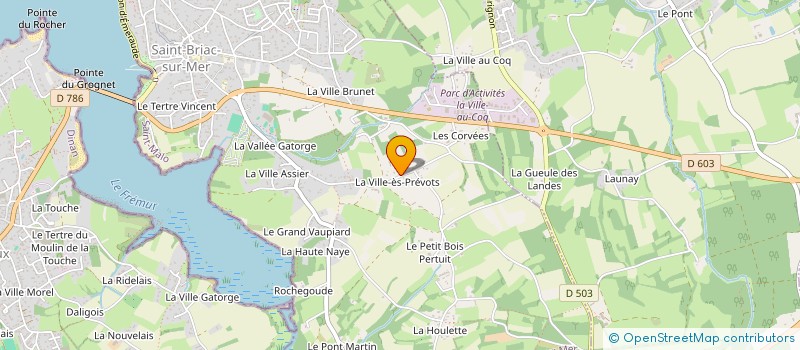 localisation de l'entreprise SCI DE LA ROUPIE  SAINT-BRIAC-SUR-MER