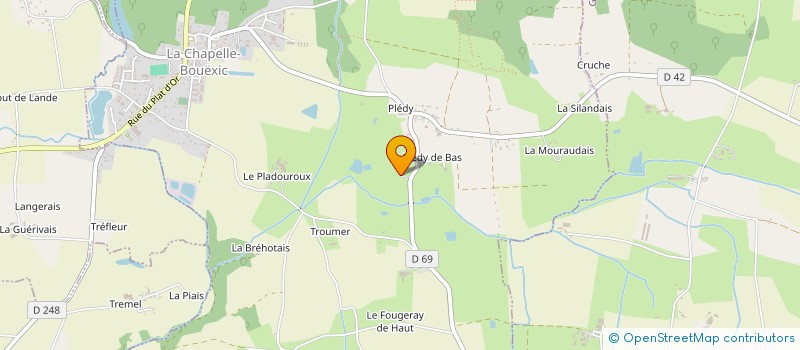 localisation de l'entreprise SCI DE LA ROUSSELIE  VAL D'ANAST