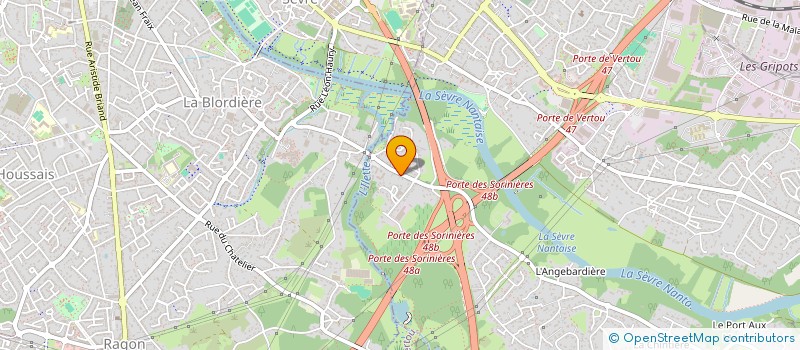 localisation de l'entreprise SCI DE LA ROUSSELIERE  VERTOU