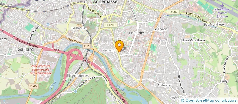 localisation de l'entreprise SCI DE LA ROUTE DE BONNEVILLE  VETRAZ-MONTHOUX