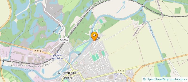 localisation de l'entreprise SCI DE LA ROUTE DE BRAY  NOGENT-SUR-SEINE