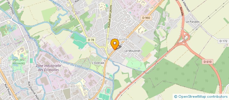 localisation de l'entreprise SCI DE LA ROUTE DE BRIENNE  PONT-SAINTE-MARIE