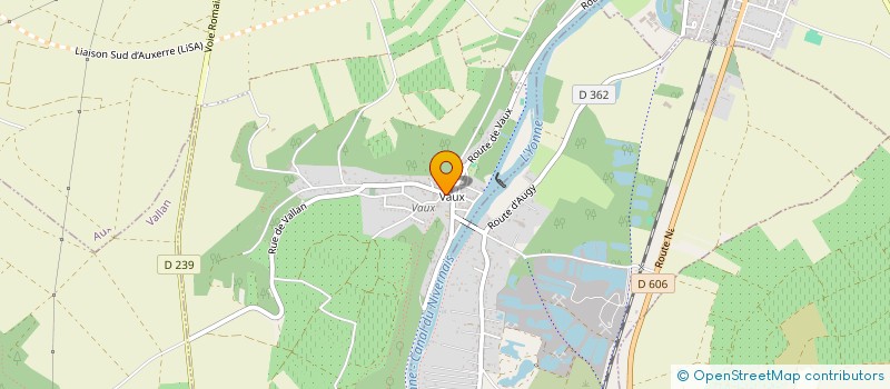 localisation de l'entreprise SCI DE LA ROUTE DE CLAMECY à AUXERRE