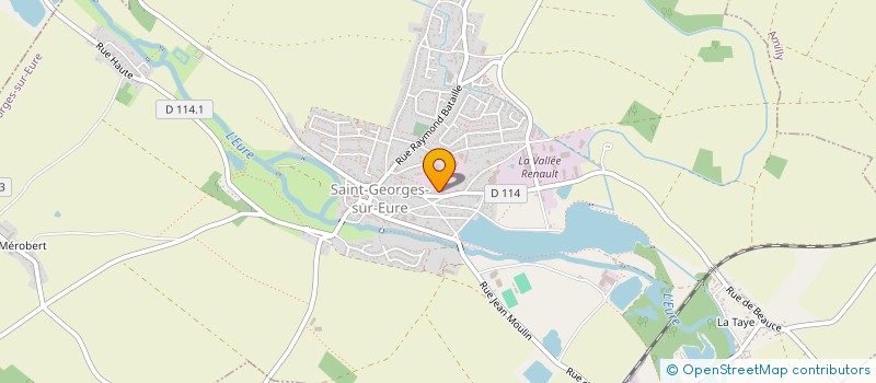 localisation de l'entreprise SCI DE LA ROUTE DE LA BOUILLOTE à SAINT-GEORGES-SUR-EURE