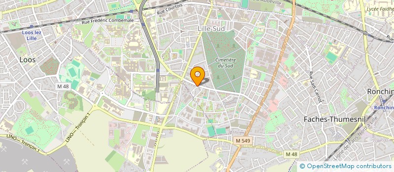 localisation de l'entreprise SCI DE LA ROUTE DE LILLE à LILLE
