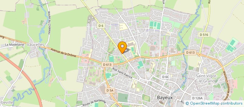 localisation de l'entreprise SCI DE LA ROUTE DE PORT  BAYEUX