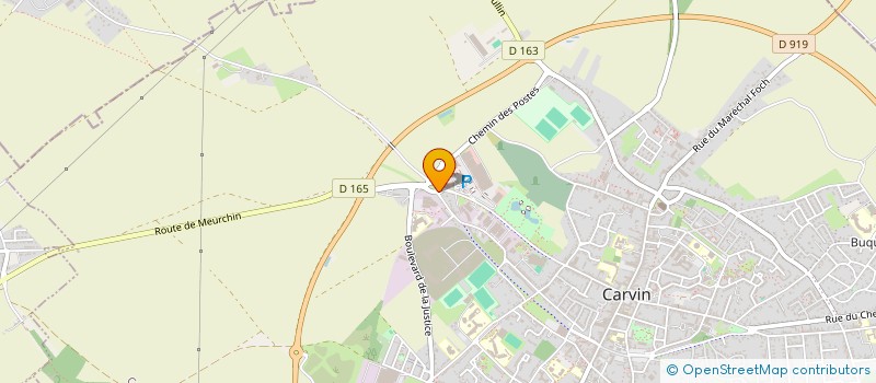 localisation de l'entreprise SCI DE LA ROUTE DE PROVIN  CARVIN