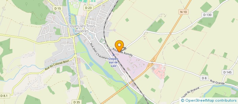 localisation de l'entreprise SCI DE LA ROUTE DE ROMILLY à CLOYES-LES-TROIS-RIVIERES