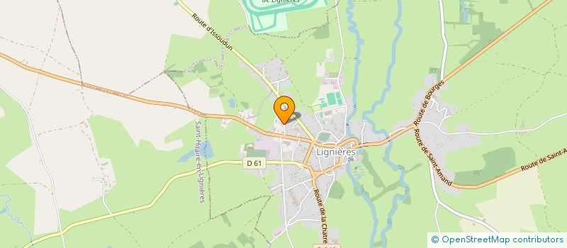 localisation de l'entreprise SCI DE LA ROUTE DE SAINT AOUT  LIGNIERES